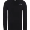 Shirt The North Face Men L/S Easy Tee Black Zinc Grey
