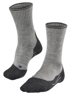 Wandelsokken Falke TK2 Wool Silk Men Light Grey