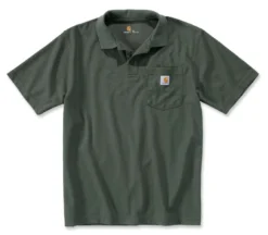 Polo Carhartt Men Work Pocket S/S Moss