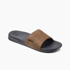 Slipper Reef Men One Slide Grey Tan