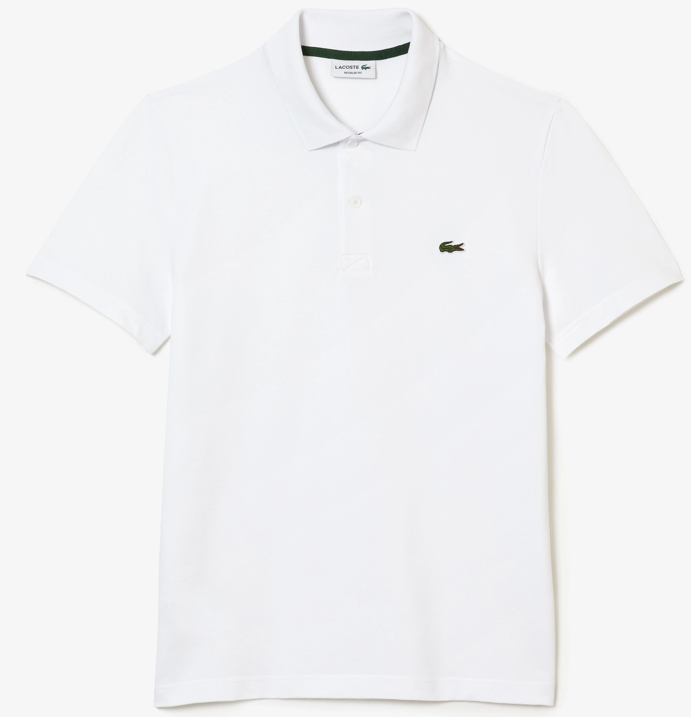 Polo Lacoste Men DH0783 Regular Fit Stretch White 1 Polo Lacoste Men DH0783 Regular Fit Stretch White