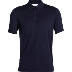 Polo Icebreaker Men Tech Lite II SS Midnight Navy