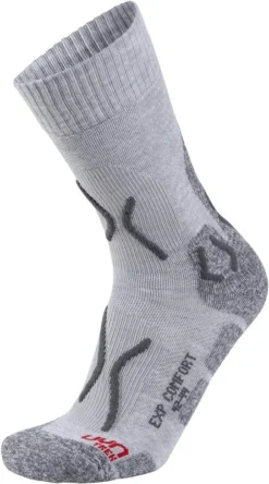 Wandelsok Uyn Men Trekking Explorer Comfort Light Grey Melange Anthracite