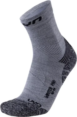 Sokken Uyn Men Winter Pro Run Grey Black