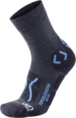 Wandelsok Uyn Men Trekking Superleggera Anthracite Avio