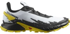 Trailrunning Schoen Salomon Men Alphacross 4 White Black Empire Yellow