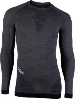 Ondershirt Uyn Men Fusyon L/S Grey York Avio White