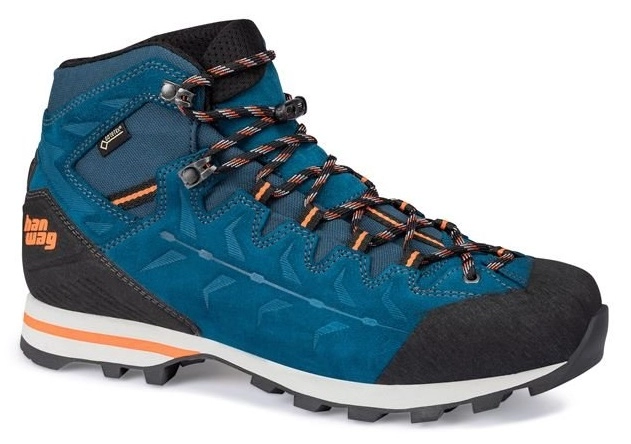 Wandelschoen Hanwag Men Makra Light GTX Seablue Orange 1 Wandelschoen Hanwag Men Makra Light GTX Seablue Orange