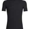 Ondershirt Icebreaker Mens Anatomica SS Crewe Black Monsoon