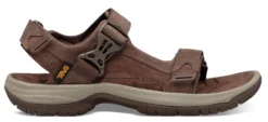 Teva Men Tanway Leather Chocolate Brown