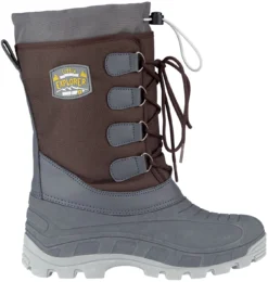Snowboot Winter-Grip Men Northern Tracker Bruin Antraciet Okergeel