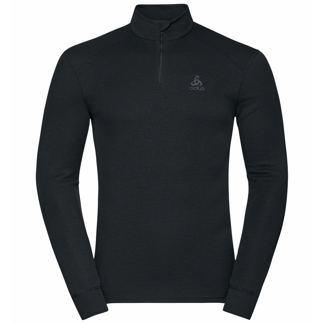 Ondershirt Odlo Men BL Top Turtle Neck LS Half Zip Active Black 1 Ondershirt Odlo Men BL Top Turtle Neck LS Half Zip Active Black