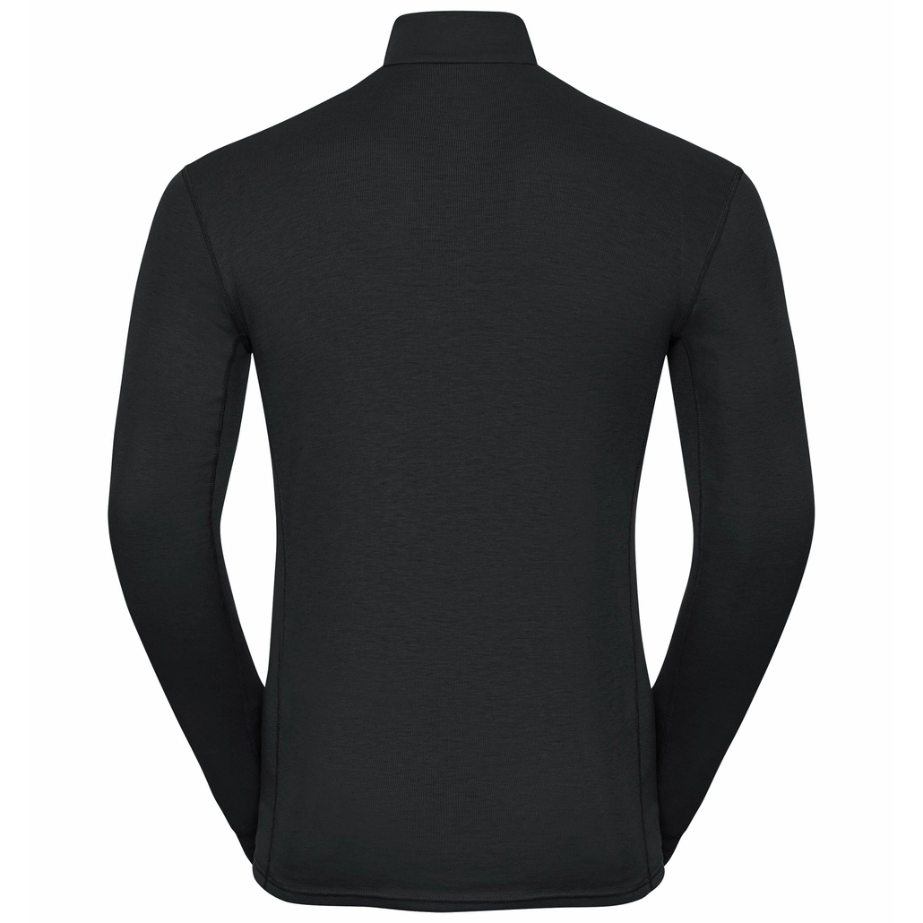 Ondershirt Odlo Men BL Top Turtle Neck LS Half Zip Active Black 2 Ondershirt Odlo Men BL Top Turtle Neck LS Half Zip Active Black - Afbeelding 2