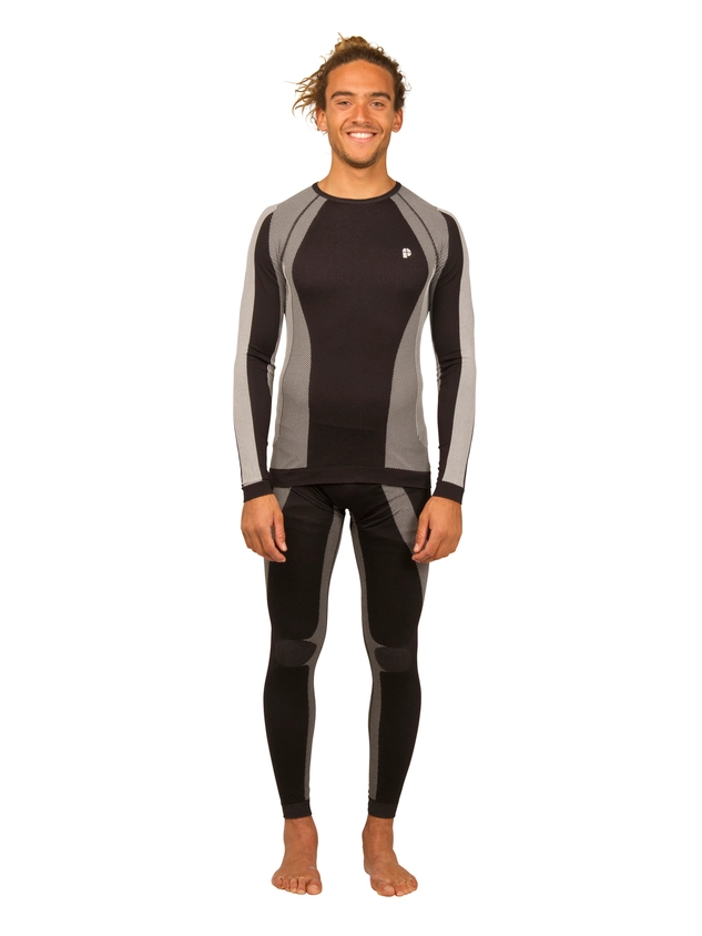 Ondershirt Protest Men Ken Thermo Top True Black 2 Ondershirt Protest Men Ken Thermo Top True Black - Afbeelding 2