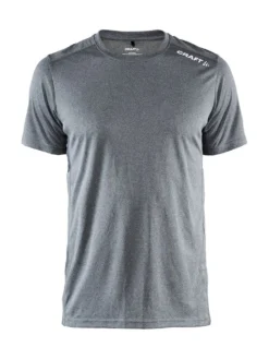T-Shirt Craft Men Rush SS Tee Dk Grey Melange