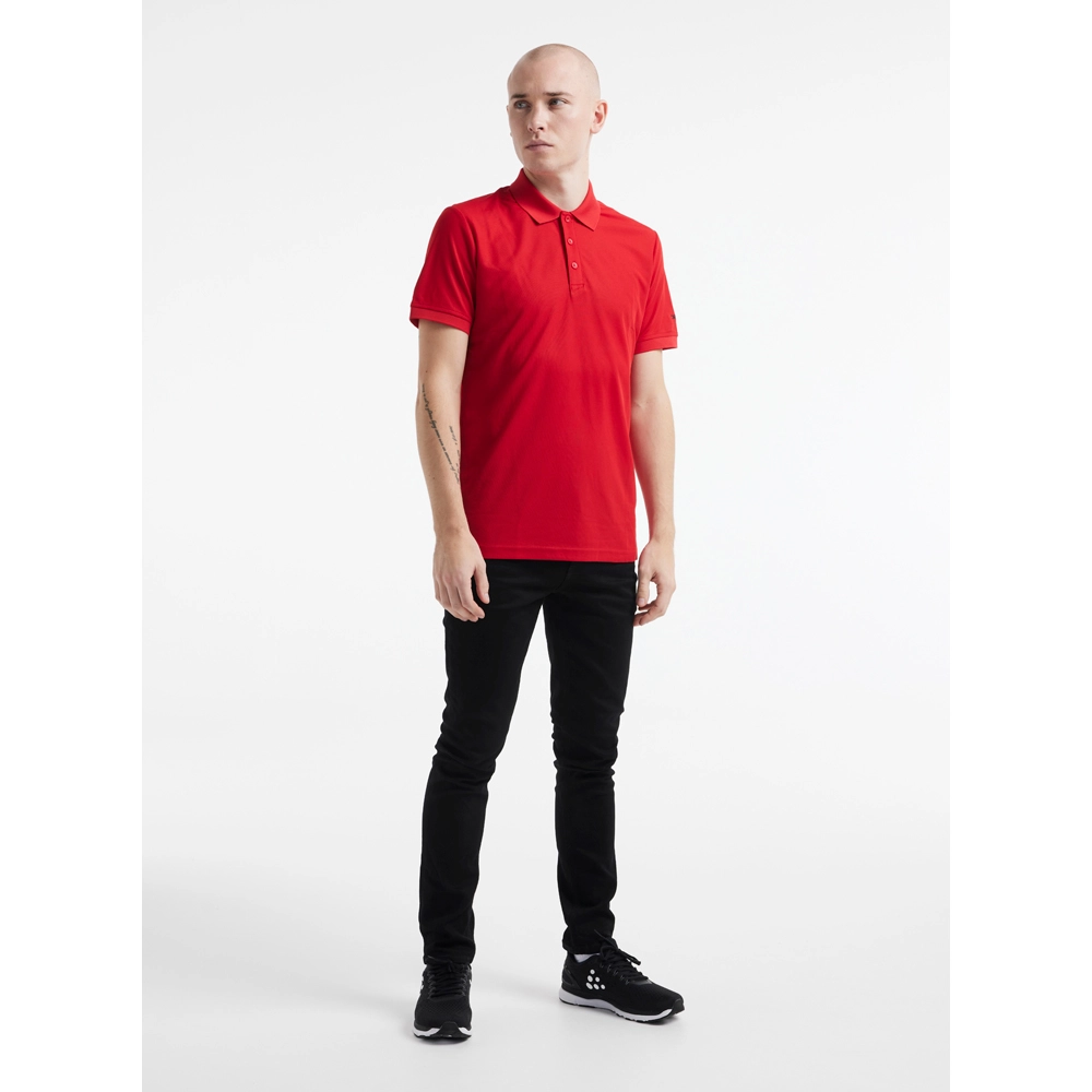 Polo Craft Men Core Unify Polo Shirt Bright Red 7 Polo Craft Men Core Unify Polo Shirt Bright Red - Afbeelding 7