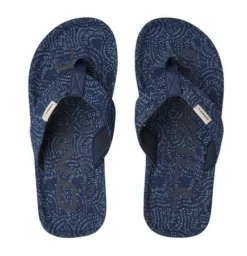 Slipper Oneill Men Chad Fabric Sandals Blue Print