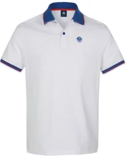 Polo North Sails Men SS Polo With Logo White