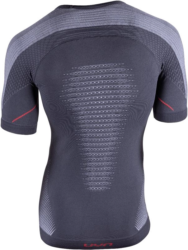 Ondershirt Uyn Men Multisport Evolutyon S/S Charcoal White Red 2 Ondershirt Uyn Men Multisport Evolutyon S/S Charcoal White Red - Afbeelding 2