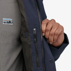 Jas Patagonia Men's Jackson Glacier Parka Navy Blue -StormGear Verkoop 27910 NVYB 4