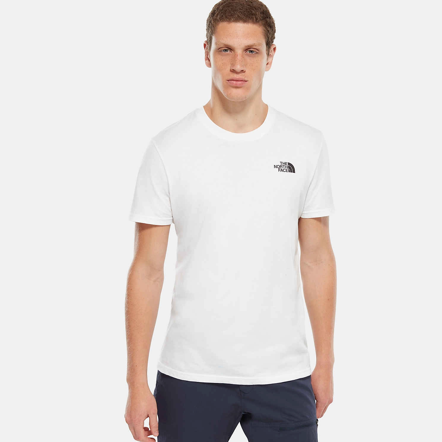 T-Shirt The North Face Men S S Simple Dome Tee TNF White 3 T-Shirt The North Face Men S S Simple Dome Tee TNF White - Afbeelding 3
