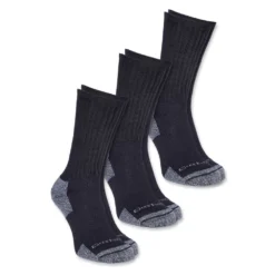 Sokken Carhartt Men All-Season Cotton Sock Black (3 Paar) -StormGear Verkoop 3 EU A62 3 BLK F