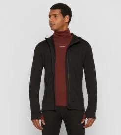 Ondershirt Icebreaker Men Quantum III LS Zip Black -StormGear Verkoop 3 quantumblack1