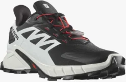 Trailrunning Schoen Salomon Men Supercross 4 Black White Fiery Red -StormGear Verkoop 3 salomon supercross 4 black white fiery red 2
