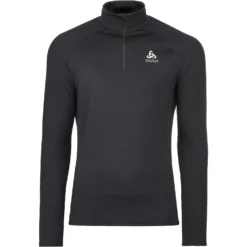 Longsleeve Odlo Men Midlayer 1/2 Zip Essential Ceramiwarm Black