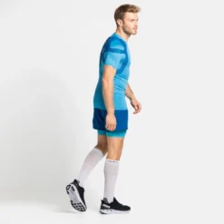 Sportshirt Odlo Men SS Crew Neck Active Spine 2.0 Horizon Blue -StormGear Verkoop 359922