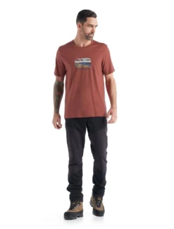 T-Shirt Icebreaker Men Tech Lite II SS Tee Trailhead Grape -StormGear Verkoop 4 0A56CN342 3