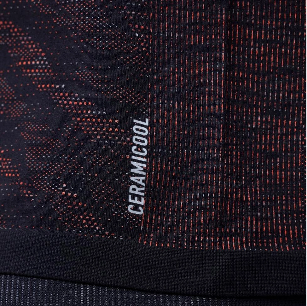 Ondershirt Odlo Men Crew Neck S/S Blackcomb Light Black Shocking Orange Space Dye 6 Ondershirt Odlo Men Crew Neck S/S Blackcomb Light Black Shocking Orange Space Dye - Afbeelding 6