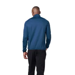 Longsleeve Odlo Men Mid Layer 1/2 Zip Berra Light Blue Wing Teal -StormGear Verkoop 4 ai466936