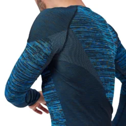 Ondershirt Odlo Men BL Top Crew Neck LS Blackcomb Eco Indigo Bunting Space Dye -StormGear Verkoop 452960