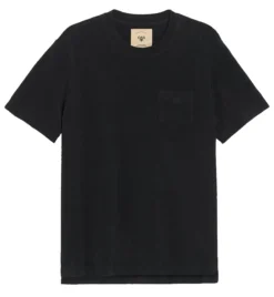 T-Shirt OAS Men Black Terry Tee