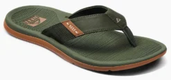 Slipper Reef Men Santa Ana Olive Gum