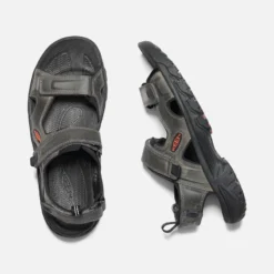 Sandaal Keen Men Targhee III Open Toe Sandal Grey Black -StormGear Verkoop 5 1022424 PLD PDP