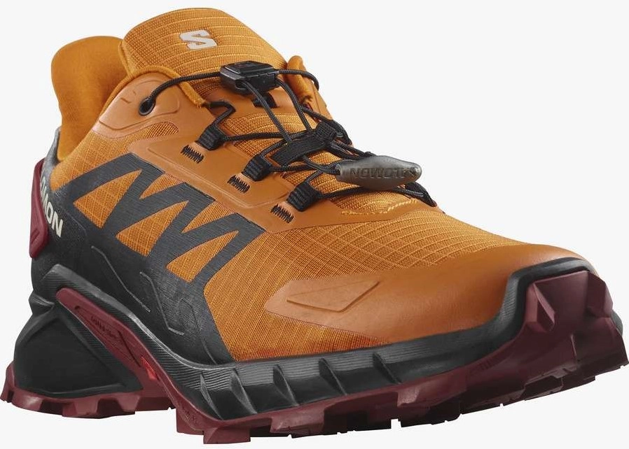Trailrunning Schoen Salomon Men Supercross 4 Marmalade Black Biking Red 5 Trailrunning Schoen Salomon Men Supercross 4 Marmalade Black Biking Red - Afbeelding 5