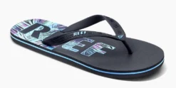 Slipper Reef Men Seaside Prints Neon Reef Palm