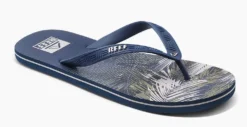 Slipper Reef Men Seaside Prints Deep Water Palm