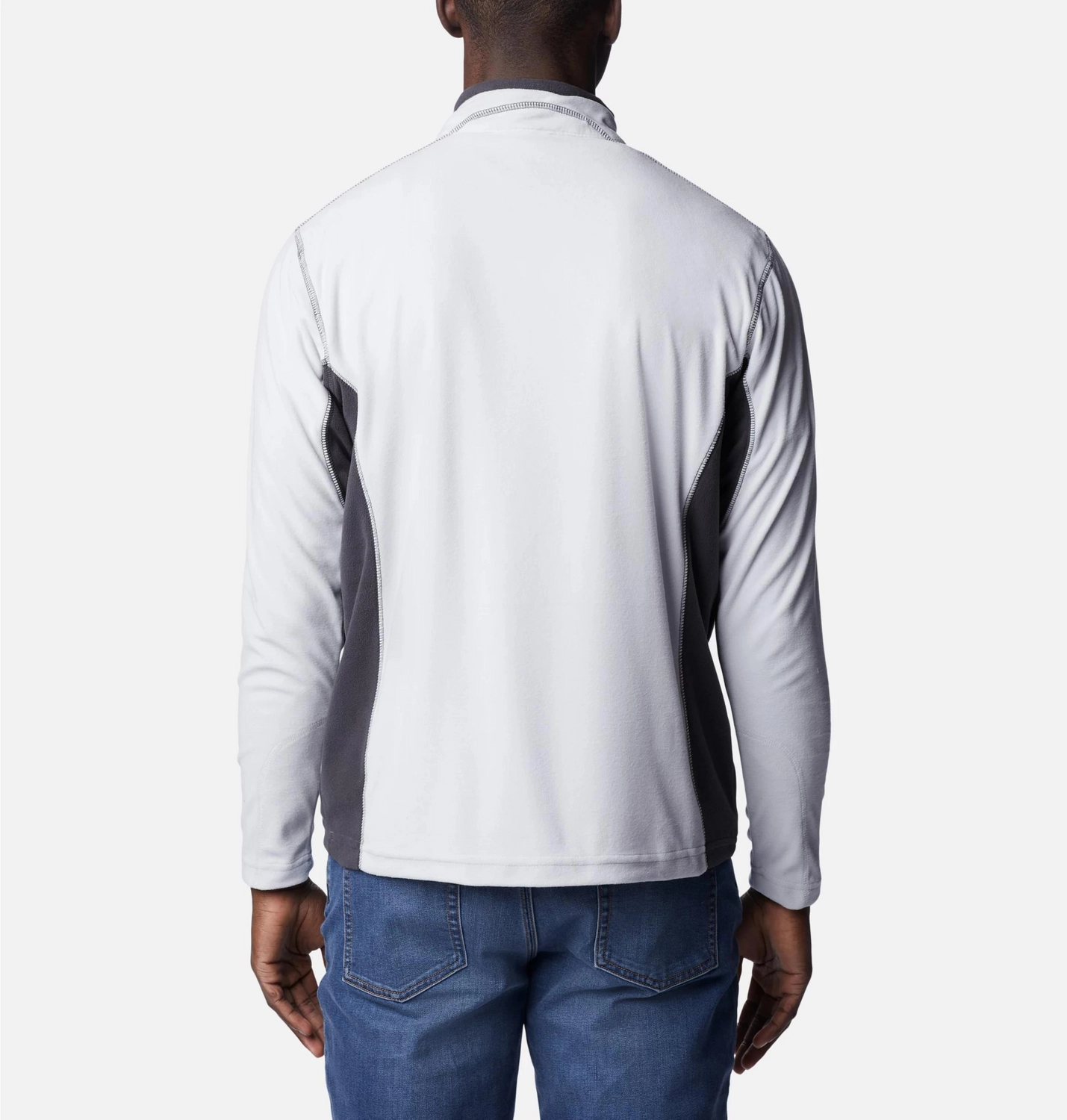 Longsleeve Columbia Men Klamath Range II Half Zip Nimbus Grey Shark 3 Longsleeve Columbia Men Klamath Range II Half Zip Nimbus Grey Shark - Afbeelding 3