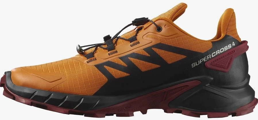Trailrunning Schoen Salomon Men Supercross 4 Marmalade Black Biking Red 8 Trailrunning Schoen Salomon Men Supercross 4 Marmalade Black Biking Red - Afbeelding 8
