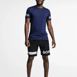 Bjorn Borg T-Shirt Björn Borg Men Performance Tee Peacoat -StormGear Verkoop 9999 1140 70011 full 3 4