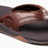 Slipper Reef Men Leather Fanning Lux Espresso