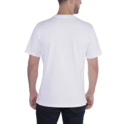 T-Shirt Carhartt Men Workwear Non-Pocket S/S White -StormGear Verkoop EU 104264 WHT AVB