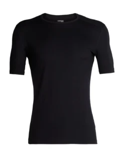 Ondershirt Icebreaker Mens 200 Oasis SS Crewe Black