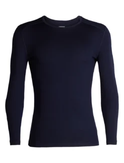 Ondershirt Icebreaker Mens 260 Tech LS Crewe Midnight Navy