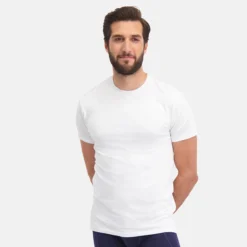 T-Shirt Bamboo Basics Men Ruben Optical White (2-Delig) -StormGear Verkoop RUBEN 002 front