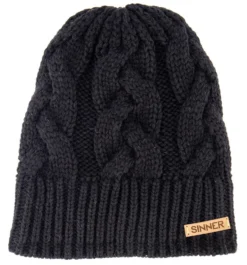 Muts Sinner Cable Beanie Zwart