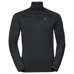 Longsleeve Odlo Men Mid Layer 1/2 Zip Berra Light Black